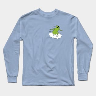 ALIEN SURFING IN A CLOUD Long Sleeve T-Shirt